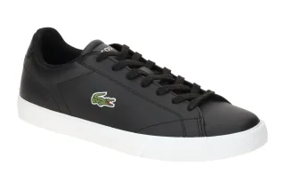 Lacoste Herrenschuhe 49CMA0036_312 LEROND SET Schwarz Sneaker Gummisohle