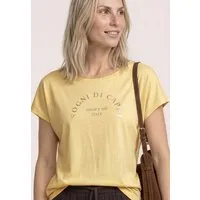 STREET ONE Shirttop Sommershirt mit Wording Artwork