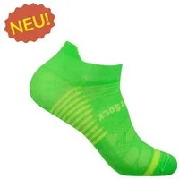 Wrightsock Sportsocken Sneaker Coolmesh II (mit Stabilisierungsfunktion) limegrün - 1 Paar