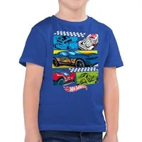 Shirtracer T-Shirt Comic Rennautos (1-tlg) Hot Wheels Jungen