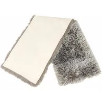 Home-trends24.de Tischläufer Tischläufer Kunstfell Braun Beige Mitteldecke Tischdecke 30x120cm