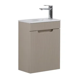 Badplaats Gäste-Wc-Möbelset, Kaschmir, Holz, Rechteckig, 40x53x22 cm, Badezimmer, Badezimmerschränke, Waschtischkombinationen