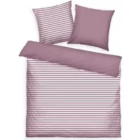 TOM TAILOR HOME Bettwäsche MEDIUM STRIPES in Gr. 135x200cm, 155x220cm oder 200x220cm, Renforcé, 2 teilig, new bedroom, mit farbigem Markenreißverschluss