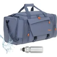 ELEPHANT Sporttasche Reisetasche Saunatasche Damen Herren aus Plane Tour 55 cm, 40 L Large wasserabweisend Sauna Reise Sport Tasche + Flasche