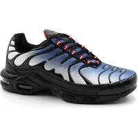 Sonderpostendiscount Herrenschuhe Sneaker mit Luftpolster K53-55 Black-Blue Sneaker Luftpolster in Sohle