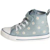 vertbaudet Hohe Stoffsneakers mit Anziehtrick Kinder Sneaker