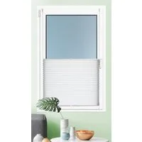Kutti Plissee Brisa, Lichtschutz, ohne Bohren, verspannt, Klemmfix, Klemmfix, Sichtschutz, blickdicht, einfarbig, Klemmträger