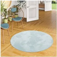 Pergamon Fellteppich Fellteppich Super Soft Pearl Rund, Rund, Höhe: 19 mm