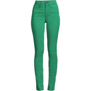 Slim Fit Shaping-Chinos, Damen,  Grün, Baumwolle, by Lands' End
