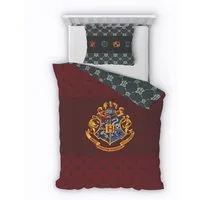 Träumschön Kinderbettwäsche Premium Baumwollbettwäsche 135x200 Harry Potter Design, Baumwolle, 2 teilig