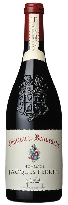 Châteauneuf-du-Pape Hommage à Jacques Perrin (Bio) Jahrgangswein - 2020 - Château de Beaucastel (Famille Perrin) - Französischer Rotwein