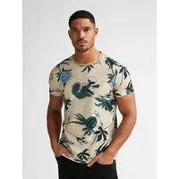 Petrol Industries T-Shirt Carbón mit Allover-Print