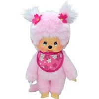 Sekiguchi Kuscheltier Monchhichi Kirschblüten-Mädchen,ca. 20cm