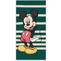 Disney Badetuch Disney Mickey Green Badetuch, Strandtuch 60x120cm, 100% Baumwolle (1-St)