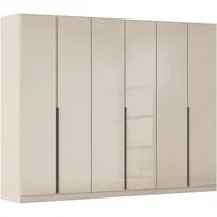 OTTO home Drehtürenschrank Kleiderschrank Kleiderschränke Schrank Garderobe AGORDO mit Glasfront (in zwei Griff-Farben, Breiten 91-405 cm) durchdachte Innenausstattung, in 8 Breiten und 2 Höhen MADE IN GERMANY