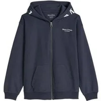 Marc O'Polo Outdoorjacke aus softem Bio-Baumwoll-Sweat