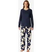 Schiesser Schlafanzug Comfort Nightwear (2 tlg) Schlafanzug, Pyjama Set, Nachtwäsche