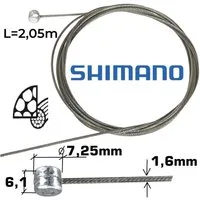Shimano Felgenbremse Shimano Fahrrad Schaltausenhülle SP41 Felgen Bremse Außenhülle / Züge