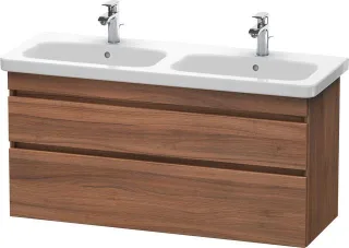 Duravit DuraStyle Waschtischunterbau wandhängend Nussbaum Matt 1230x448x610 mm - DS649807979 DS649807979