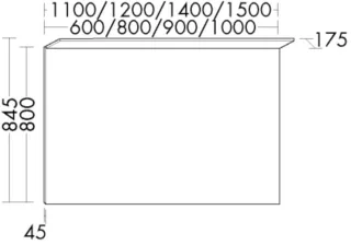 Burgbad Leuchtspiegel YSO PG2 HGL 845x600x175 YSO PG2 HGL, SEYH060PN281 SEYH060PN281