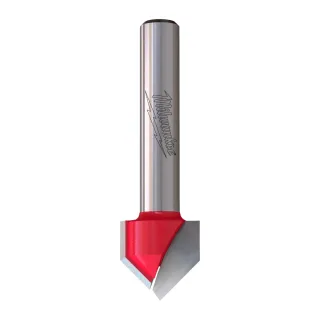 Milwaukee V-Nutfräser 1/4" Schaft 12,7 x 44,5 mm - 4932500951