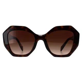 Prada Rund Damen Schildpatt Braun Farbverlauf PR16WS