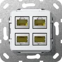 Modular Jack RJ45 Kategorie 6A, Abdeckung Retail