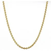 HOPLO Goldkette Ankerkette rund Halskette Breite 0,8 mm - 333 - 8 Karat Gold Auswahl, Made in Germany