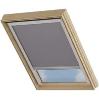 Dachfensterrollo Verdunklungsrollo Grau - Verdunklung - Kompatibel mit VELUX MK08, Cocoon Home, verdunkelnd, Thermobeschichtet, Einfache Montage, 100% Verdunkelnd, Stufenlos