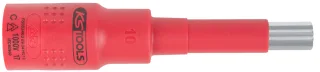 KS Tools 3/8" Isolierte Bit-Stecknuss Vielzahn M12, isoliert - 118.3895