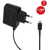 EAXUS Ladekabel für Nintendo DS lite Konsolen-Ladestation (1000,00 mA, Netzteil mit 1000 mA Schnellladung für NDSL)
