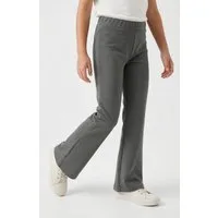 Name It Jerseyhose NKFFRIKKALI für Mädchen mit ausgestelltem Bein und Viskose unifarben, casual, ausgestellt, Viskosemix, ohne Kragen
