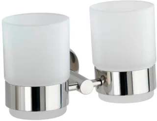 WENKO Zahnputzbecher "Bosio" aus satiniertem Glas