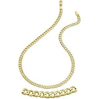 Firetti Kette ohne Anhänger Schmuck Geschenk Silber 925 Halsschmuck Halskette Panzerkette, Made in Germany