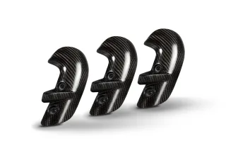 ZARD Auspuff Carbon Cover / Hitzeschild für Krümmer für Triumph Rocket 3 Bj. 2020-2023