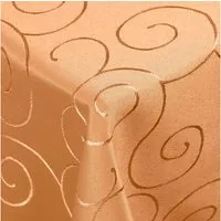 DecoHomeTextil Heimtextilmanufaktur Tischdecke Kringel Circle Tafeldecke Ornamente Damast Tischdecke
