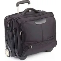 Dermata Business-Trolley Notebooktrolley Pilotenkoffer mit Rollen viele Fächer, bis 17, 2 Rollen