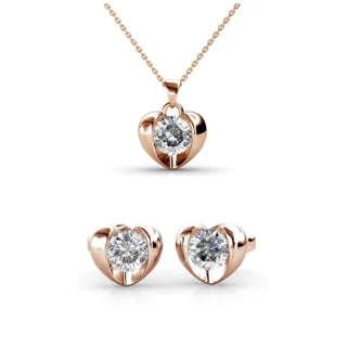 Simply Love Sets - Roségold und Kristall