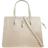 Cluty Henkeltasche (1-tlg), echt Leder, Made in Italy