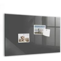 Tulup Magnettafel Glas-Notiztafel Memoboard mit Magneten, Marker und Schwamm