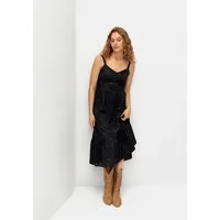 LASCANA Midikleid mit sommerlicher Lochstickerei