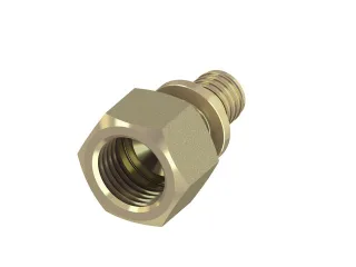 Tece flex Übergangsmuffe Dim. 25 x Rp 1" Standard Messing, 765009 765009