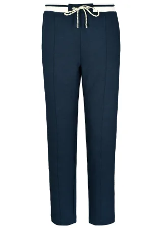 CLARINA - Sweathose, Bündchen marine - Gr. - 38