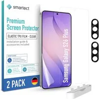 smartect Displayschutzfolie TPU Schutzfolie Klar für Samsung Galaxy S26 Plus, Set, 2 Stück, Panzerfolie Bildschirm Displayfolie