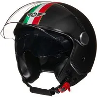MOTO HELMETS Motorradhelm Jethelm Motorradhelm, Helm für Motorrad & Roller, Schnellverschluss, Sonnenvisier, nur 1050g