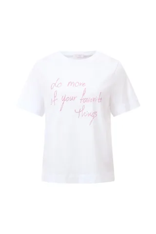 Rich & Royal - Easy Fit T-Shirt Favorite things Organic white - Gr. - S