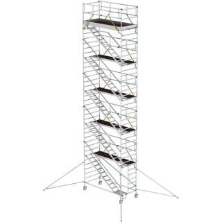 Munk Rollgerüst SG 1,35 x 3,0 m mit Schrägaufstiegen & Ausleger - 167521