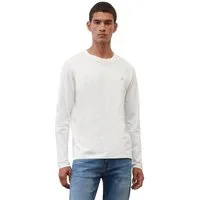 Marc O'Polo Langarmshirt mit dezentem Logo-Print vorne