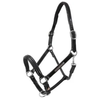 Hans Melzer Horse Equipment Hans Melzer Halfter Schwaiganger schwarz/silber VB/ COB (Vollblut)