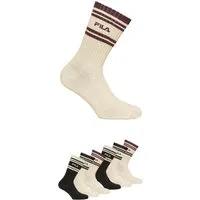 Fila Tennissocken JUNIOR BOY LIFESTYLE NORMAL PLAIN SOCKS (6-Paar) mit sportlichem Streifenbund